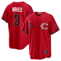 C.Reds #3 Ke'Bryan Hayes Player Red 2026 City Connect Home Game Edoa Stitched Jerseys