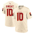 A.Cardinals #10 Josh Sweat Player Cream Rivalries Collection Game Edoa Stitched Jerseys
