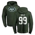NY.Jets #99 T'Vondre Sweat Player Green LOGO Pullover Hoodies Limited Game Edoa Stitched Jerseys