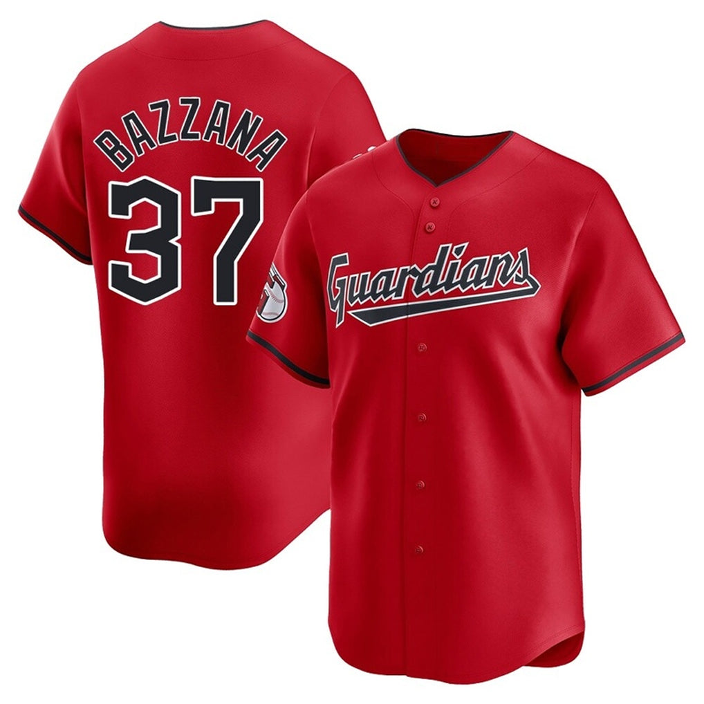 C.Guardians #37 Travis Bazzana Player Red Limited Home Edoa Stitched Jerseys