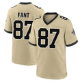 NO.Saints #87 Noah Fant Player Gold Home Game Edoa Stitched Jerseys