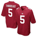 NY.Giants #5 Kayvon Thibodeaux Player Red Home Game Edoa Stitched Jerseys