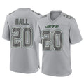 NY.Jets #20 Breece Hall Player Gray Limited Atmosphere Fashion Home Game Edoa Stitched Jerseys