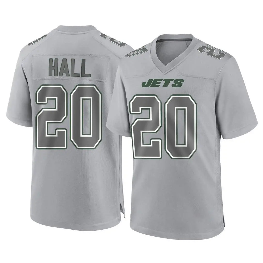 NY.Jets #20 Breece Hall Player Gray Limited Atmosphere Fashion Home Game Edoa Stitched Jerseys