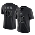 A.Cardinals #10 Josh Sweat Player Black RFLCTV Limited Home Game Edoa Stitched Jerseys
