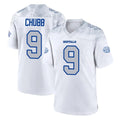 B.Bills #9 Bradley Chubb Player White Rivalries Collection Game Edoa Stitched Jerseys