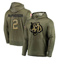 C.Bengals #2 Evan McPherson Player Olive Salute to Service Pullover Hoodies Home Game Edoa Stitched Jerseys