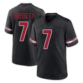 A.Cardinals #7 Jacoby Brissett Player Black Alternate Game Edoa Stitched Jerseys