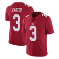 NY.Giants #3 Abdul Carter Player Red Limited Vapor Untouchable Home Game Edoa Stitched Jerseys