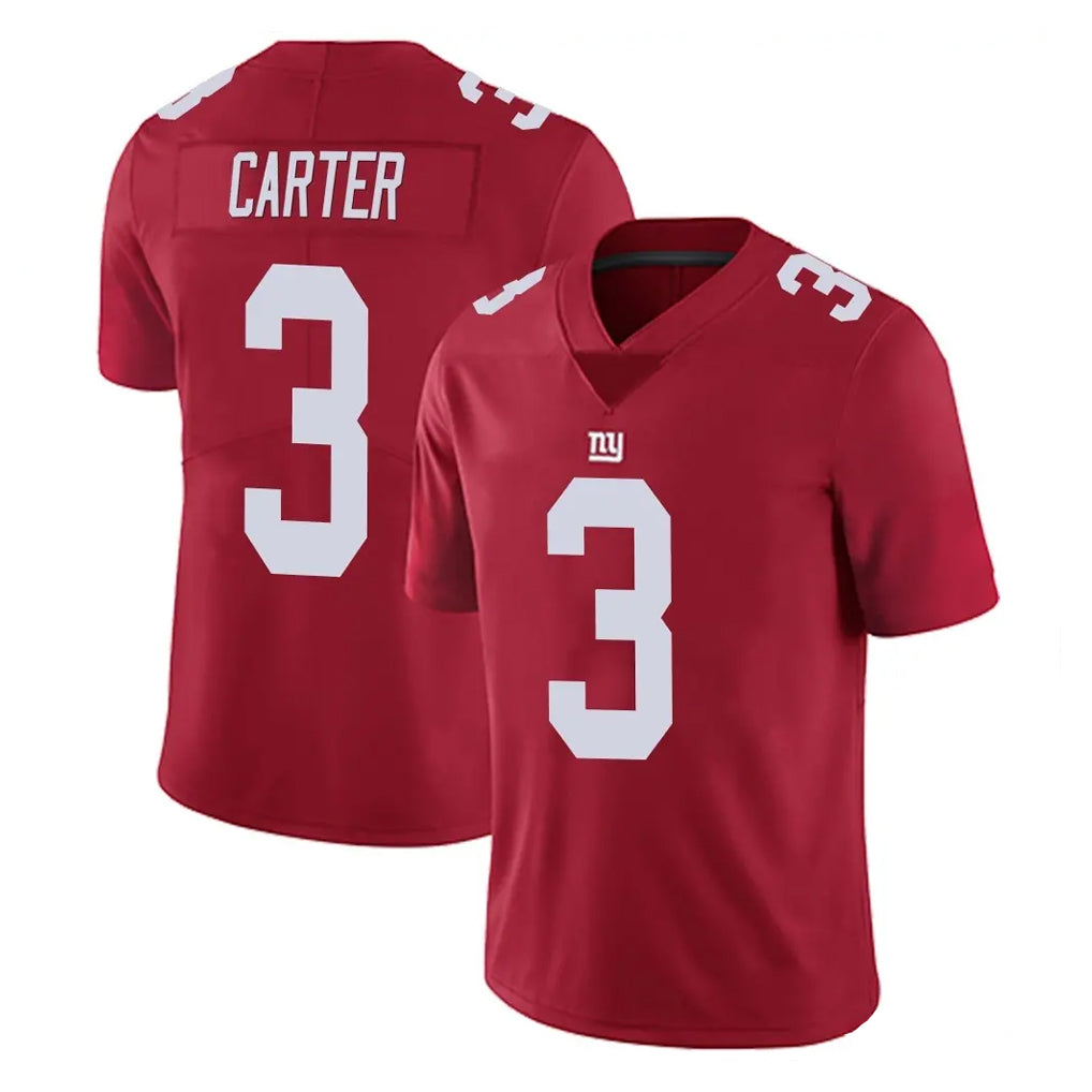 NY.Giants #3 Abdul Carter Player Red Limited Vapor Untouchable Home Game Edoa Stitched Jerseys