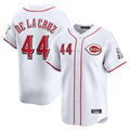 C.Reds #44 Elly De La Cruz Player White Home Limited Edoa Stitched Jerseys