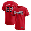 A.Braves #23 Michael Harris II Player Red Limited Elite Home Game Edoa Stitched Jerseys