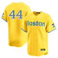 B.Red Sox #44 Aroldis Chapman Player Yellow Limited Home Game Edoa Stitched Jerseys