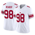 NY.Giants #98 DJ Reader Player White Limited Vapor F.U.S.E. Home Game Edoa Stitched Jerseys