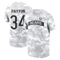 C.Bears #34 Walter Payton Player Arctic Camo Salute to Service Performance T-Shirt Limited Edoa Stitched Jerseys