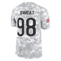 C.Bears #98 Montez Sweat Player Arctic Camo Salute to Service Limited Edoa Stitched Jerseys