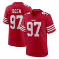 SF.49ers #97 Nick Bosa Player Red Game Home Edoa Stitched Jerseys