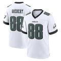 P.Eagles #88 Dallas Goedert Player White Game Home Edoa Stitched Jerseys