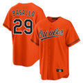 B.Orioles #29 Samuel Basallo Player Orange Home Game Edoa Stitched Jerseys