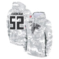 A.Falcons #52 Samson Ebukam Player Camo Arctic Salute to Service Hoodies Limited Edoa Stitched Jerseys
