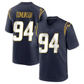 LA.Chargers #94 Dalvin Tomlinson Player Navy Home Game Edoa Stitched Jerseys