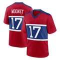 NY.Giants #17 Darnell Mooney Player Red Century Home Game Edoa Stitched Jerseys