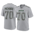 NY.Jets #70 Armand Membou Player Gray Limited Atmosphere Fashion Home Game Edoa Stitched Jerseys