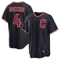 C.Guardians #4 Brayan Rocchio Player Navy Home Game Edoa Stitched Jerseys