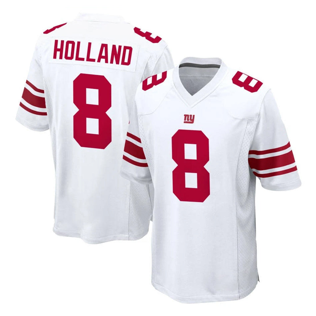 NY.Giants #8 Jevon Holland Player White Home Game Edoa Stitched Jerseys
