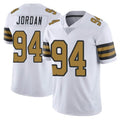 NO.Saints #94 Cameron Jordan Player White Limited Color Rush Home Game Edoa Stitched Jerseys