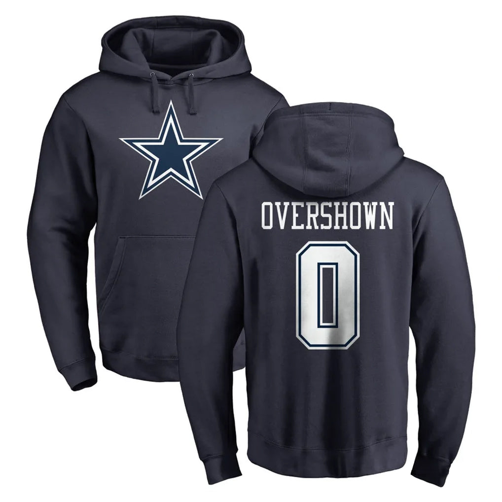 D.Cowboys #0 DeMarvion Overshown Player Navy Pullover Hoodies Limited Edoa Stitched Jerseys