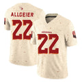 A.Cardinals #22 Tyler Allgeier Player Cream Rivalries Collection Vapor Limited Home Game Edoa Stitched Jerseys