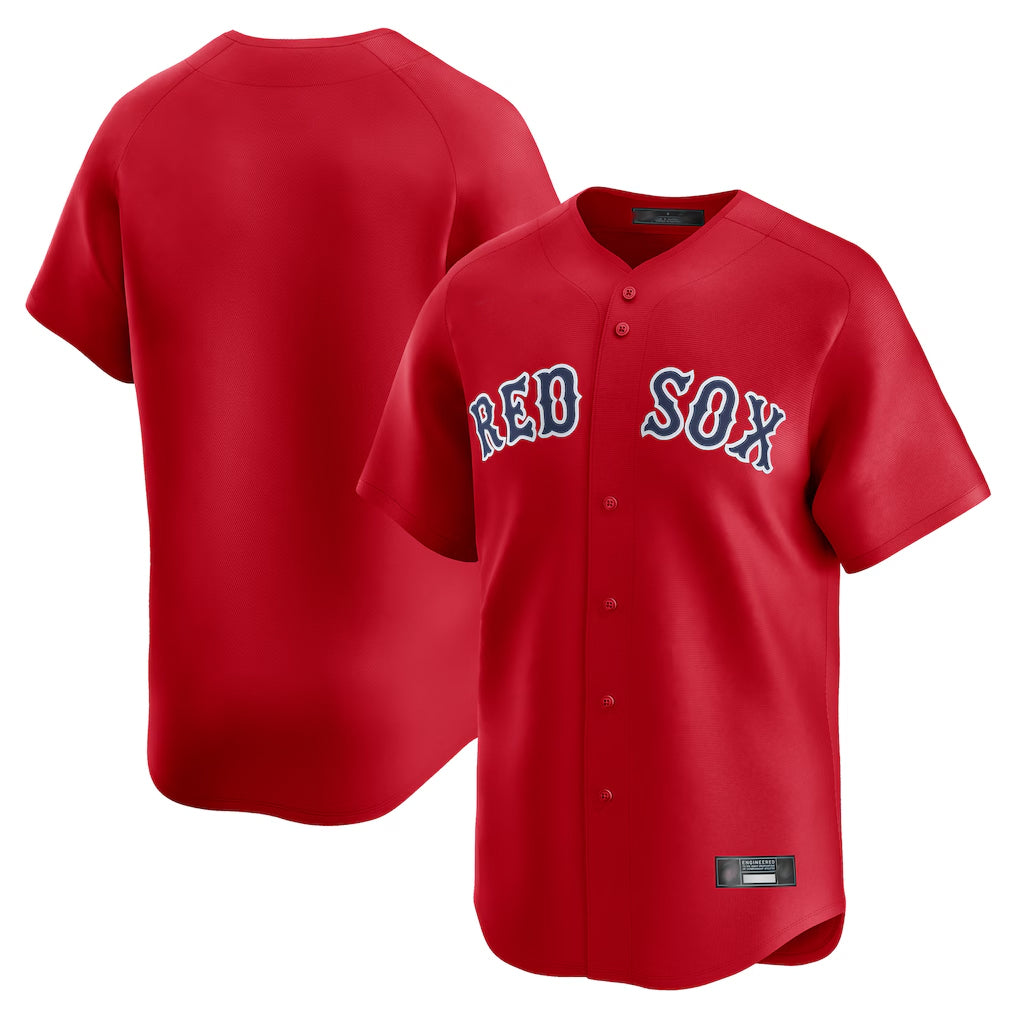 B.Red Sox ## Red Sox Blank Player Red Limited Home Game Edoa Stitched Jerseys