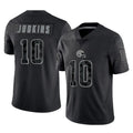 C.Browns #10 Quinshon Judkins Player Black Reflective Home Game Edoa Stitched Jerseys