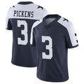 D.Cowboys #3 George Pickens Player Navy-White Limited Alternate Vapor Untouchable Home Game Edoa Stitched Jerseys