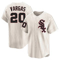 C.White Sox #20 Miguel Vargas Player Cream Cooperstown Collection Limited Home Edoa Stitched Jerseys
