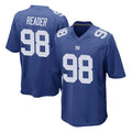 NY.Giants #98 DJ Reader Player Royal Home Game Edoa Stitched Jerseys
