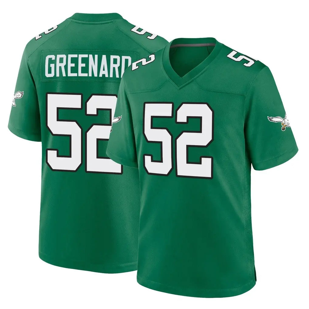 P.Eagles #52 Jonathan Greenard Player Green Kelly Alternate Home Game Edoa Stitched Jerseys