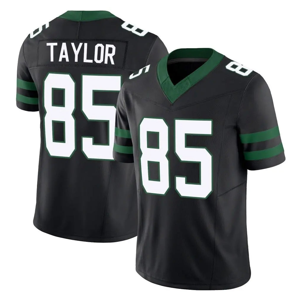 NY.Jets #85 Mason Taylor Player Black Limited Legacy Vapor F.U.S.E. Home Game Edoa Stitched Jerseys
