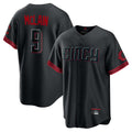 C.Reds #9 Matt McLain Player Black City Connect Home Game Edoa Stitched Jerseys