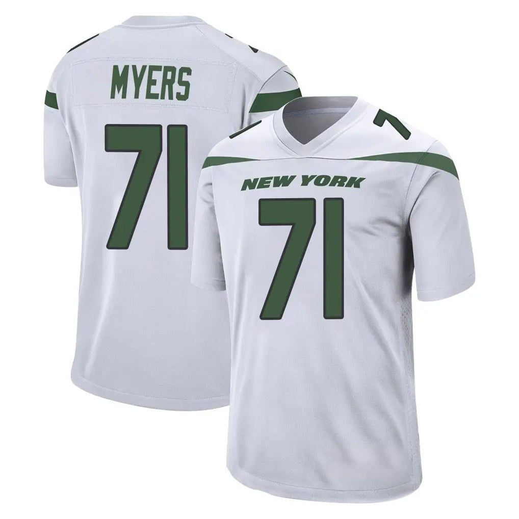 NY.Jets #71 Josh Myers Player White Spotlight Home Game Edoa Stitched Jerseys