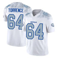 B.Bills #64 O'Cyrus Torrence Player White Rivalries Collection Limited Game Edoa Stitched Jerseys