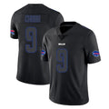 B.Bills #9 Bradley Chubb Player Black Impact Limited Home Game Edoa Stitched Jerseys