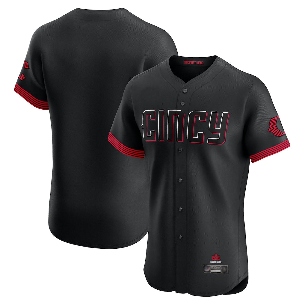 C.Reds ## Red Blank Player Black City Connect Limited Elite Home Edoa Stitched Jerseys