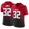 A.Falcons #32 Cash Jones Player Red Vapor F.U.S.E. Limited Home Game Edoa Stitched Jerseys