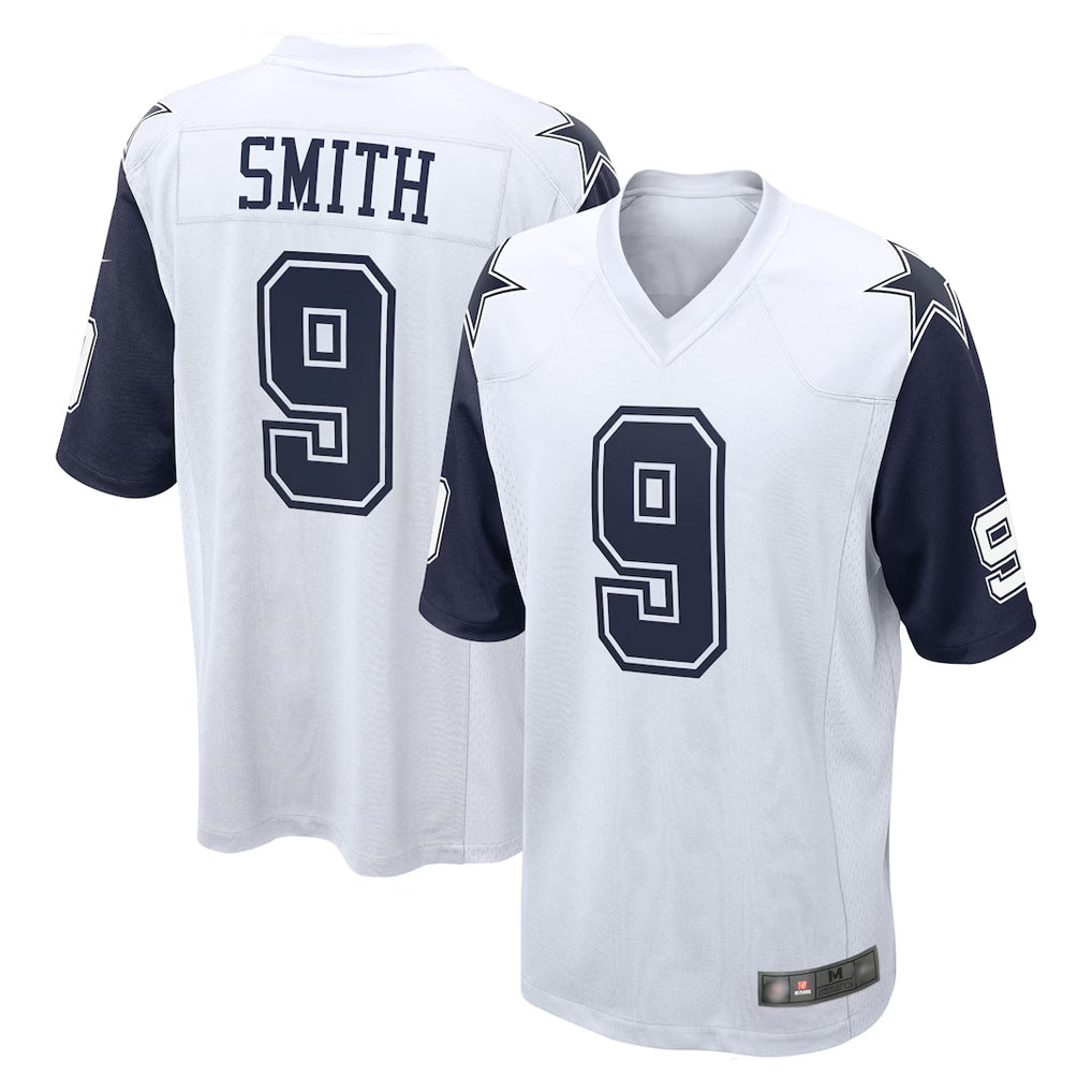 D.Cowboys #9 KaVontae Turpin Player White-Navy Home Game Edoa Stitched Jerseys