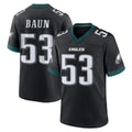 P.Eagles #53 Zack Baun Player Black Game Home Edoa Stitched Jerseys