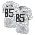 NY.Jets #85 Mason Taylor Player Arctic Camo Salute to Service Limited Game Edoa Stitched Jerseys