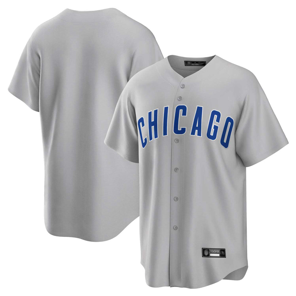 C.Cubs ## Cubs Blank Player Gray Home Game Edoa Stitched Jerseys