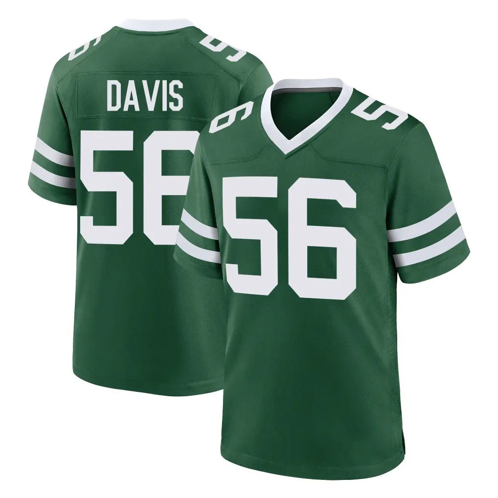 NY.Jets #56 Demario Davis Player Green Legacy Home Game Edoa Stitched Jerseys